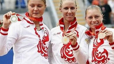 Photo of Российские спортсмены на пьедестале