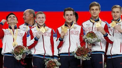Photo of Российские гимнасты на пьедестале чемпионата